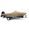 Eevelle Boat Cover ALUMINUM FISHING High Windshield, Outboard Fits 19ft 6in L up to 96in W Khaki SFAFH1996B-KHA - alternate 1